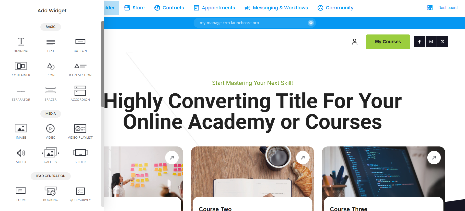 LaunchCore CRM Suite